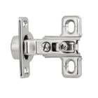 Kit 1 Dobradiça Curva 105° Aço Prata