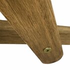 Kit 1 Espreguiçadeira De Madeira Maju Com Mesinha/banquinho M