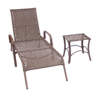 Kit 1 Espreguiçadeira Reclinável Alumínio Fibra Sintética Ipa