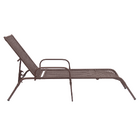 Kit 1 Espreguiçadeira Reclinável Alumínio Fibra Sintética Ipa