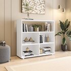 Kit 1 Estante Livreiro 11 Nichos Odelia E 1 Estante Multiuso