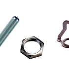 Kit 1 Gancho Suporte Luminária + 1 Niple 5cm + 1 Porca M10