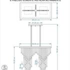 Kit 1 Império Cristal Crilik Ls7203 Dourado C/lamp.