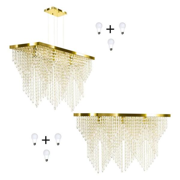 Kit 1 Império Cristal Crilik Ls7204 + 1 Pl7204 Dr C/lamp.