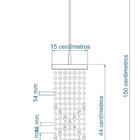 Kit 1 Império Cristal Crilik Ls7204 + 3 Ls7201 Dourado