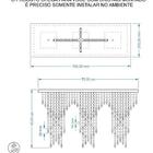 Kit 1 Império Cristal Crilik Pl7204 + 3 Pl7201 Cromado