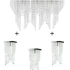 Kit 1 Império Cristal Crilik Pl7204 + 3 Pl7201 Cromado