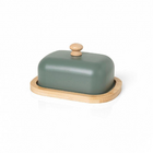 Kit 1 Lata De Metal Porta Mantimentos E Manteigueira Com Tamp