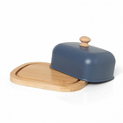 Kit 1 Lata De Metal Porta Mantimentos E Manteigueira Com Tamp