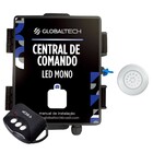 Kit 1 Led Piscina Inox Mono Azul Branco 18w + Central Touch -