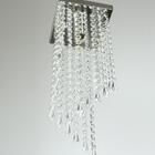 Kit 1 Lustre 7202 + 1 Plafon 7201 Cromado Brilhante