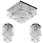 Kit 1 Lustre Cristal Acr. Dreamcrillic + 2 Lustres Spark