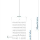 Kit 1 Lustre Redondo Crilik Ls7302 + 1 Ls7301 + 1 Pl7301 Dr