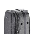 Kit 1 Mala Viagem Estação Metrô Cinza G +1 Mala M +1 Mala P