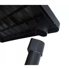 Kit 1 Mesa Preta Quadrada + 2 Cadeira Preta Bistrô 182kg