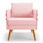 Kit 1 Namoradeira 02 Lugares E 2 Poltronas Mari Suede Pés Pal