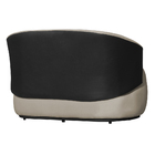 Kit 1 Namoradeira E 1 Poltrona Orgânica Beatriz Suede Composê