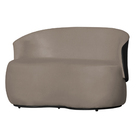 Kit 1 Namoradeira E 2 Poltronas Orgânica Beatriz Suede Compos