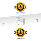 Kit 1 Par Parafuso B08 Fixador Vaso Sanitário Kit Completo