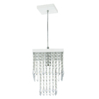 Kit 1 Pendentes Marrycrilic + 3 Pendentes Clearcrilic Branco