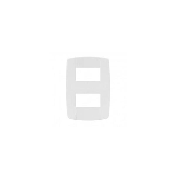 Kit 1 Placa 4x2 2 Módulos Separados Lev + 2 Tomada Bloco 10a