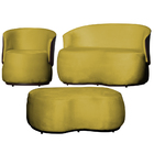 Kit 1 Poltrona 1 Namoradeira E 1 Puff Grande Design Orgânico