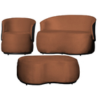 Kit 1 Poltrona 1 Namoradeira E 1 Puff Grande Orgânico Beatriz