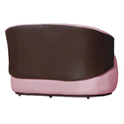 Kit 1 Poltrona 1 Namoradeira E 1 Puff Grande Suede Estilo Org