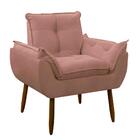 Kit 1 Poltrona Decorativa Sala De Estar Escritório Prime 1 Pu