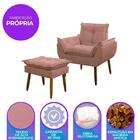 Kit 1 Poltrona Decorativa Sala De Estar Escritório Prime 1 Pu