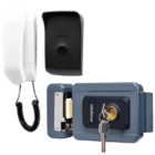 Kit 1 Porteiro Interfone Ipr1010 E 1 Fechadura Fx1500 Cinza I