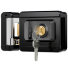 Kit 1 Porteiro Interfone Ipr8010 + 1 Fechadura Fx1500 Preta I