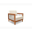 Kit 1 Sofá 2 Lugares + 1 Poltrona  Beth Para Sala De Estar Re