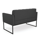 Kit 1 Sofá Namoradeira E 1 Poltrona Elisa Corino Base Metálic