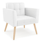 Kit 1 Sofá Namoradeira E 1 Poltrona Elisa Corino Pés Palito N