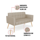 Kit 1 Sofá Namoradeira E 2 Poltronas Elisa Veludo Luxo Prata