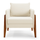 Kit 1 Sofá Namoradeira E 2 Poltronas Lana Veludo Base De Made