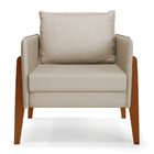 Kit 1 Sofá Namoradeira E 2 Poltronas Lana Veludo Luxo Prata A