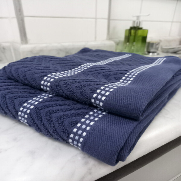 Kit 1 Toalha Banho 70x140 + 1 Toalha Rosto 50x70 Jacquard Che