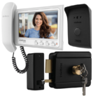 Kit 1 Vídeo Porteiro Interfone Ivr 1070 Hs + 1 Fechadura Fx50