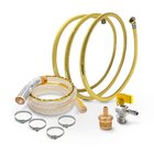 Kit 2,5 Metros Tubo Pex 16mm + 2 Cotovelos + Conexões