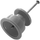 Kit 2000 Isolador Roldana Plástico Prego 30x30 Preto