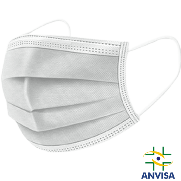 Kit 200 Máscaras Descartáveis Embaladas Saquinho Individual M