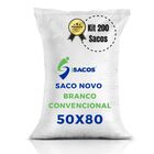 Kit 200 - Saco De Ráfia Solto Branco Liso 50x80