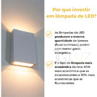Kit 20 Arandela 2 Fachos Uso Externo Interno Led 4w - Branco