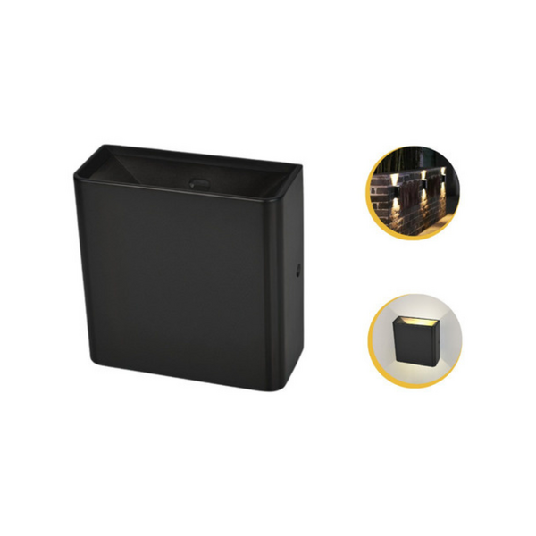 Kit 20 Arandela Led Efeito 2 Fachos Duplo 3w 3000k Opus  - Pr