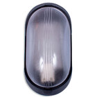 Kit 20 Arandela Tartaruga Policarbonato Preta + Led