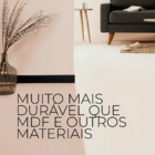 Kit 20 Barras Rodapé Poliestireno 10cm Liso Preto 2m Rm Decor