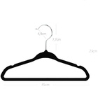 Kit 20 Cabide Adulto Veludo Slim Ultra Fino Não Escorrega Pre