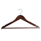 Kit 20 Cabide De Madeira Para Organização De Roupas